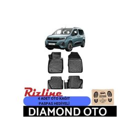 Rizline Opel Combo Van 2019-2020-2021-2022-2023-2024-2025-2026 3D Havuzlu Paspas