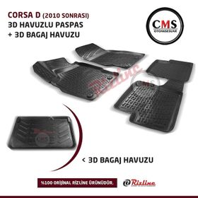 Rizline Opel Corsa 3D Havuzlu Paspas