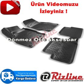 Rizline Opel Corsa D HB 2006 - 2014 Arası Siyah 3D Havuzlu Paspas