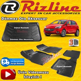 Rizline Opel Corsa E 2014-2019 Üst Kademe Bagaj Havuzu