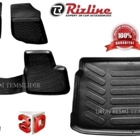 Rizline Opel Corsa E 2015-2020 Arası 3D Paspas + Bagaj Havuzu Set