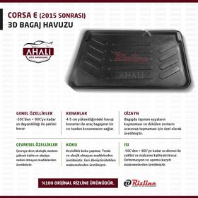 Rizline Opel Corsa E 3D Bagaj Havuzu