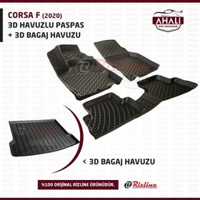 Rizline Opel Corsa F 2020 Bagaj Havuzu ve Havuzlu Paspas