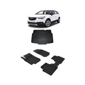 Rizline Opel Crossland 2017+ 4.5D Sahler Siyah Paspas 3D Bagaj Havuzu