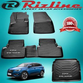 Rizline Opel Grandland Bej 3D Paspas Bagaj Havuzu