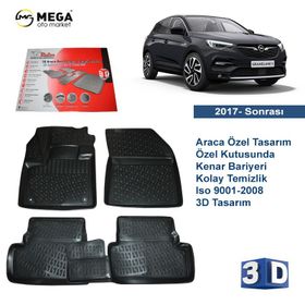 Rizline Opel Grandland x 2017 Sonrası 3D Havuzlu Paspas