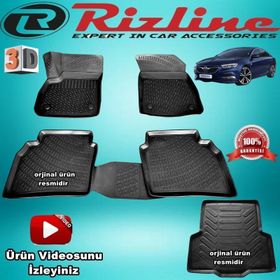 Rizline Opel Insignia 2008 Sonrası 3D Paspas Bagaj Havuzu