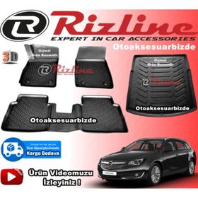 Rizline Opel Insignia 2008 Sonrası 3D Paspas Bagaj Havuzu