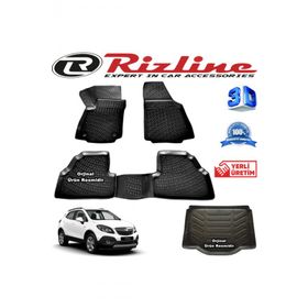 Rizline Opel Mokka 2012-2020 3D Havuzlu Bagaj Havuzu