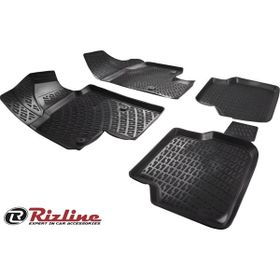 Rizline Opel Mokka 2012-2020 Siyah 3D Havuzlu Paspas