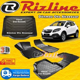 Rizline Opel Mokka 2012 Sonrası 3D Paspas Bagaj Havuzu