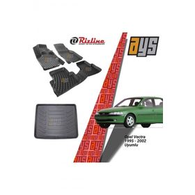 Rizline Opel Vectra B 1995-2002 3D Havuzlu Paspas + Bagaj Havuzu