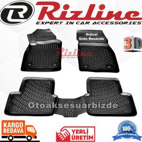Rizline Opel Vectra B 1995-2002 Siyah 3D Havuzlu Paspas