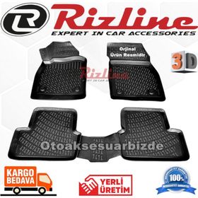Rizline Opel Vectra B 1995-2002 Siyah 3D Havuzlu Paspas