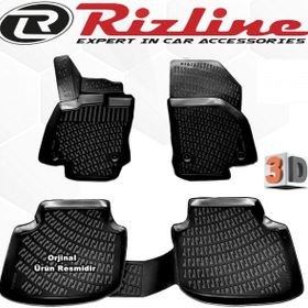 Rizline Passat B8 Variant STW 2015-2020 Arası Siyah 3D Havuzlu Paspas