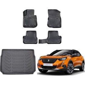 Rizline Peugeot 2008 2013 2019 Uyumlu 3D Paspas ve Bagaj Havuzu