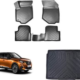 Rizline Peugeot 2008 2020 Sonrası 3D Paspas Siyah & Bagaj Havuzu Set
