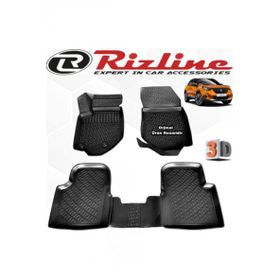 Rizline Peugeot 2008 2020 Sonrası Siyah 4 Parça Set 3D Havuzlu Paspas