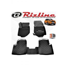 Rizline Peugeot 2008 2020 Sonrası Siyah 4 Parça Set 3D Havuzlu Paspas