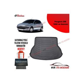 Rizline Peugeot 206 1999 Araca Özel Tasarım 3D Bagaj Havuzu