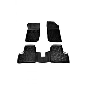 Rizline Peugeot 206 HB 1998 - 2012 Arası Siyah 3D Havuzlu Paspas