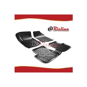 Rizline Peugeot 207 Siyah HB 2006-2012 Arası 4 Parça 3D Havuzlu Paspas