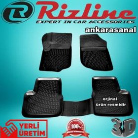 Rizline Peugeot 207 STW 2006-2012 Arası Siyah 3D Havuzlu Paspas