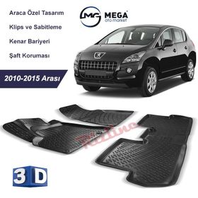 Rizline Peugeot 3008 2010-2015 3D Paspas Bagaj Havuzu