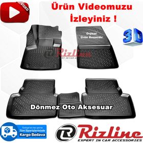 Rizline Peugeot 3008 2016 3d Havuzlu Paspas