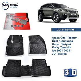 Rizline Peugeot 3008 2016 Sonrası 3D Havuzlu Paspas