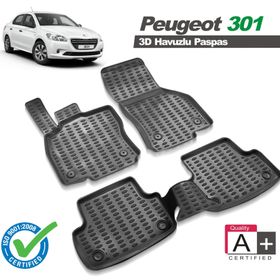 Rizline Peugeot 301 3D Havuzlu Oto Paspas