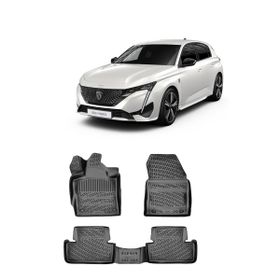 Rizline Peugeot 308 3D 2022 Sonrası Siyah Havuzlu Paspas