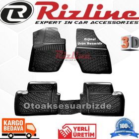 Rizline Peugeot 308 3D Havuzlu Paspas