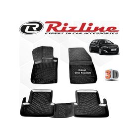 Rizline Peugeot 308 HB 2014 - 2020 Arası Siyah 3D Havuzlu Paspas