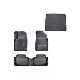 Rizline Peugeot 407 2005 - 2010 Arası Uyumlu 3D Paspas + Bagaj Havuzu