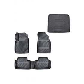 Rizline Peugeot 407 2005 - 2010 Arası Uyumlu 3D Paspas + Bagaj Havuzu