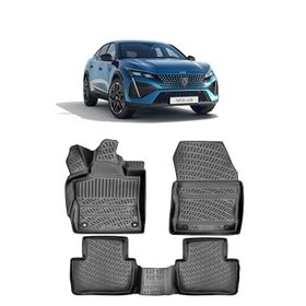 Rizline Peugeot 408 2023 Sonrası 3D Siyah Havuzlu Paspas