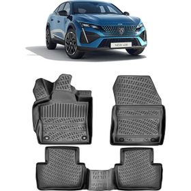 Rizline Peugeot 408 2023 Sonrası 3D Siyah Havuzlu Paspas