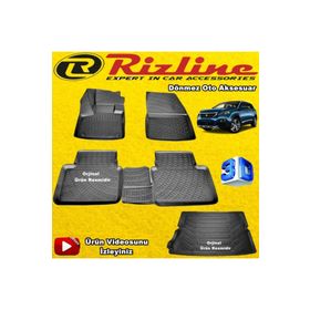 Rizline Peugeot 5008 2010-2016 3D Paspas Bagaj Havuzu
