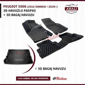 Rizline Peugeot 5008 3D Havuzlu Paspas