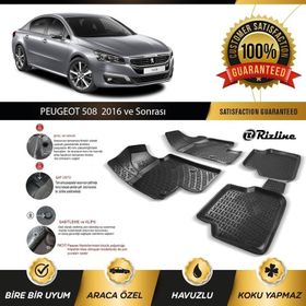 Rizline Peugeot 508 2010-2018 3D Havuzlu Paspas