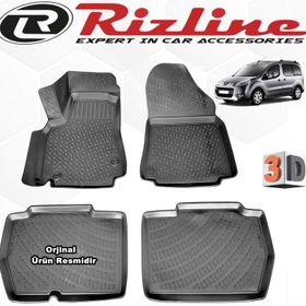 Rizline Peugeot Partner Tepee 2008 Sonra 3D Bagaj Havuzu