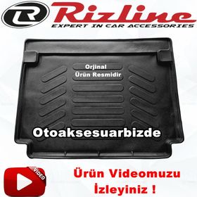 Rizline Peugeot Partner Tepee Siyah 2008-2019 3d Bagaj Havuzu