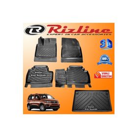 Rizline Peugeot Rifter 3D Havuzlu Paspas