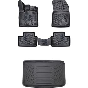 Rizline Renault Alaskan 3D 2017 Sonrası Siyah Havuzlu Paspas