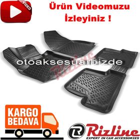 Rizline Renault Captur 2013-2018 3D Havuzlu Paspas