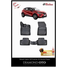 Rizline Renault Captur 2019-2020-2021-2022-2023-2024-2025 3D Havuzlu Paspas