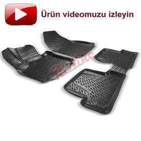 Rizline Renault Captur 3D Siyah Havuzlu Paspas