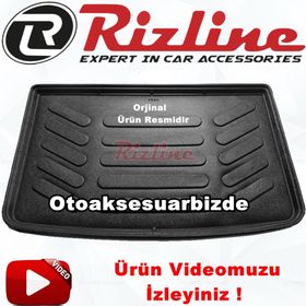 Rizline Renault Captur Havuzu 2013 2019 Siyah 3D Bagaj Havuzu