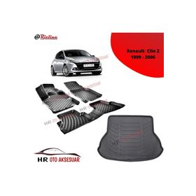 Rizline Renault Clio 2 1999-2006 3D Paspas Bagaj Havuzu